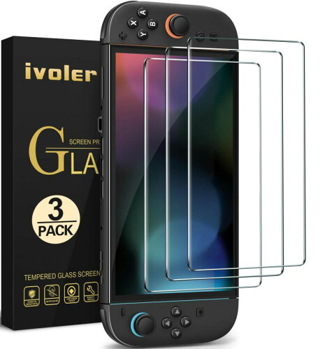 iVoler Switch2用 保護ガラスフィルム 3枚入り