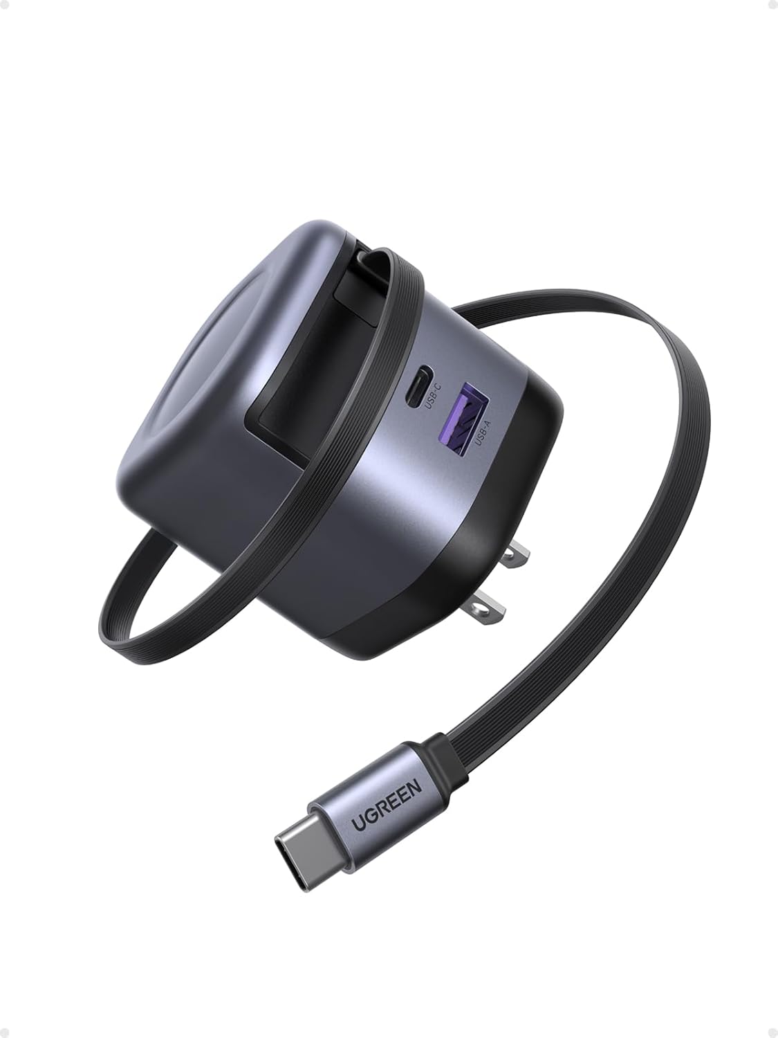 UGREEN Nexode 45W 巻き取り式ケーブル内蔵充電器