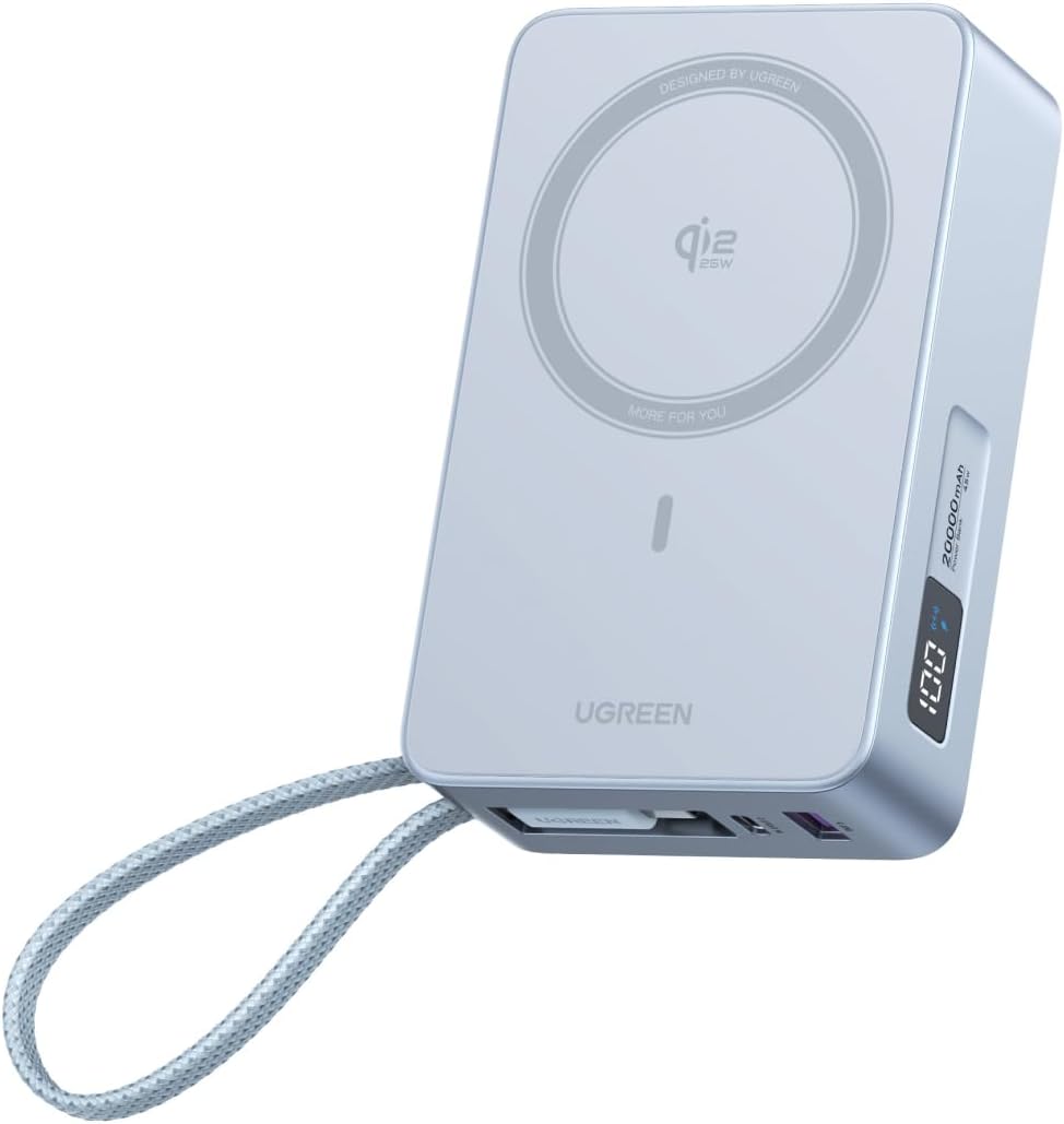 UGREEN MagFlow Qi2 20000mAh モバイルバッテリー