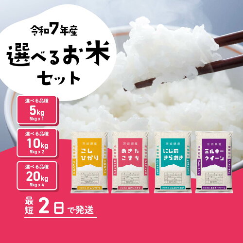 選べるお米セット 5〜20kgの返礼品